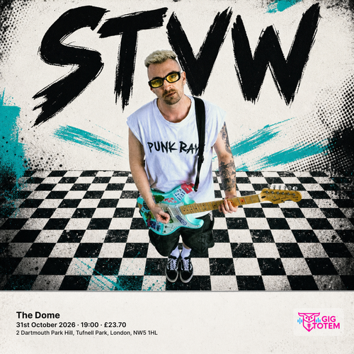 STVW at The Dome on 31 October 2026 gig poster