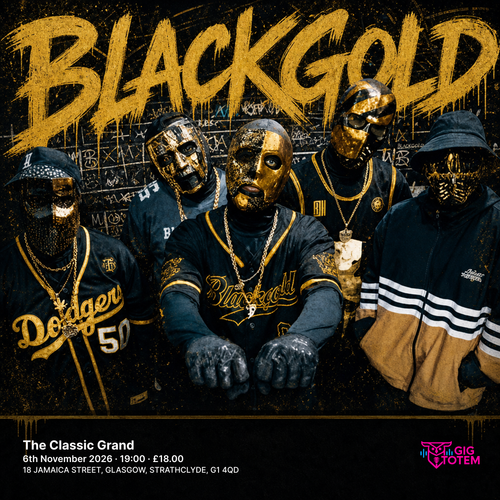 BLACKGOLD at The Classic Grand on 6 November 2026 gig poster