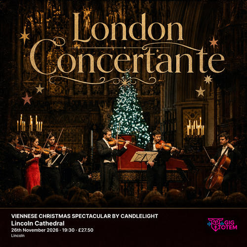 VIENNESE CHRISTMAS SPECTACULAR BY CANDLELIGHT London Concertante at Lincoln Cathedral on 26 November 2026 gig poster