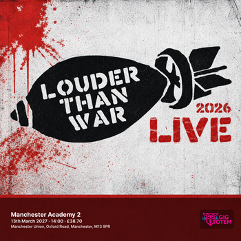 Louder Than War Live at Academy 2 on 13 March 2027 gig poster