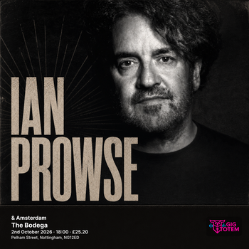Ian Prowse & Amsterdam Ian Prowse, Amsterdam at The Bodega on 2 October 2026 gig poster