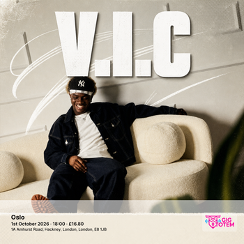 V.I.C at Oslo on 1 October 2026 gig poster