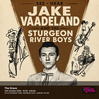 Jake Vaadeland at The Grace on 12 October 2026 gig poster