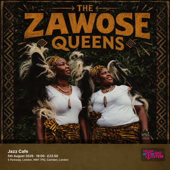 The Zawose Queens at Jazz Cafe on 5 August 2026 gig poster