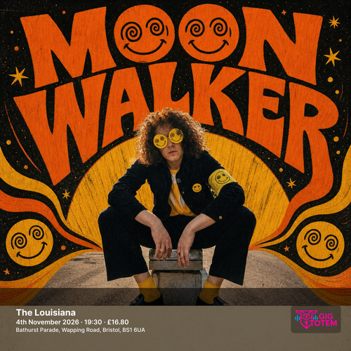 Moon Walker at The Louisiana on 4 November 2026 gig poster