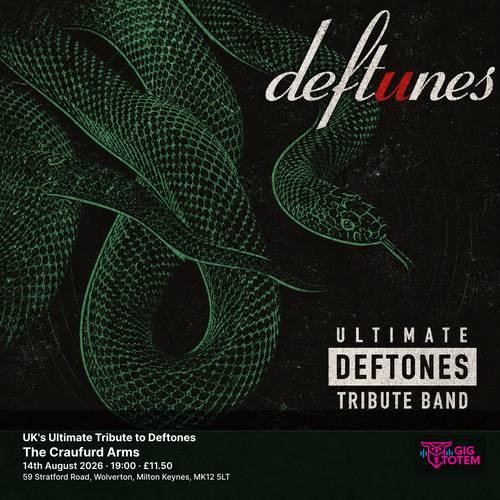 deftunes at THE CRAUFURD ARMS on 14 August 2026 gig poster