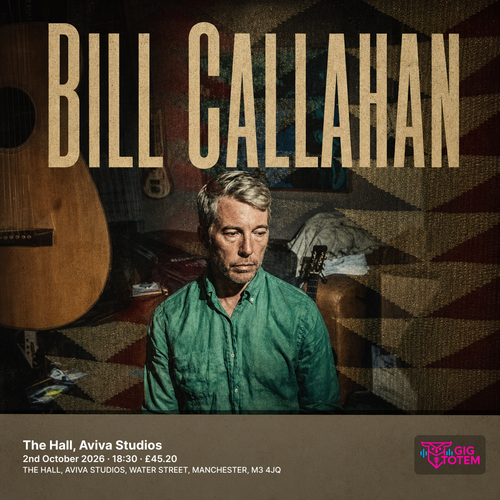 Bill Callahan at Aviva Studios on 2 October 2026 gig poster