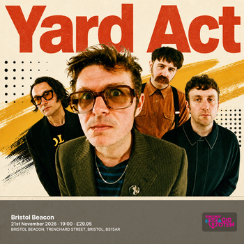 Yard Act at Bristol Beacon on 21 November 2026 gig poster