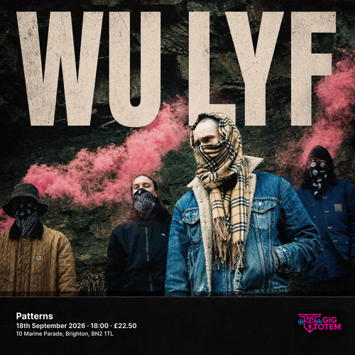 Wu Lyf WULYF at Patterns on 18 September 2026 gig poster