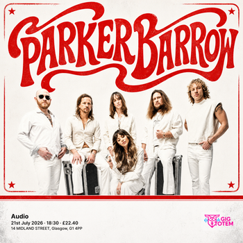 Parker Barrow Georgia Nevada at Audio on 21 July 2026 gig poster