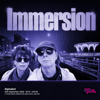Immersion at Alphabet on 19 September 2026 gig poster