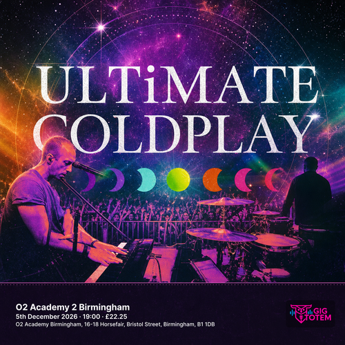 ULTIMATE COLDPLAY at O2 Academy 2 Birmingham on 5 December 2026 gig poster