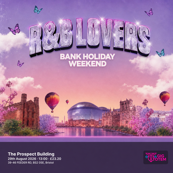 R&B Lovers at The Prospect Building on 29 August 2026 gig poster