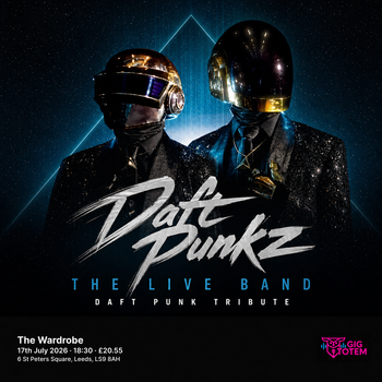 Daft Punkz - The Live Band Daft Punk Tribute at The Wardrobe on 17 July 2026 gig poster