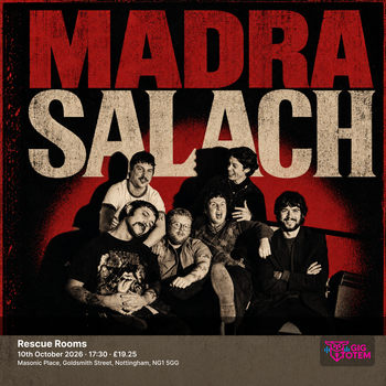 Madra Salach at Rescue Rooms on 10 October 2026 gig poster