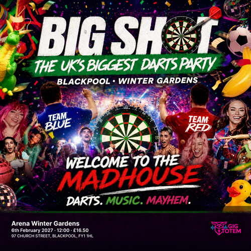 BigShot Darts - Blackpool at Arena Winter Gardens on 6 February 2027 gig poster