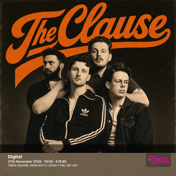 The Clause at Digital on 27 November 2026 gig poster