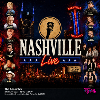 NASHVILLE LIVE at The Assembly on 24 April 2027 gig poster