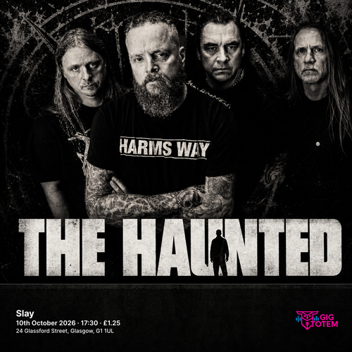 The Haunted at Slay on 10 October 2026 gig poster