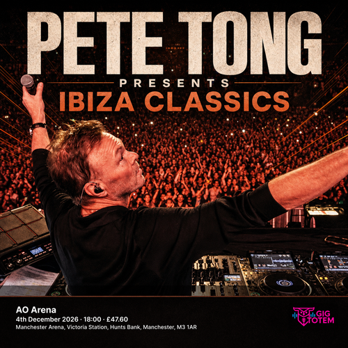 Pete Tong Presents Ibiza Classics at AO Arena on 4 December 2026 gig poster