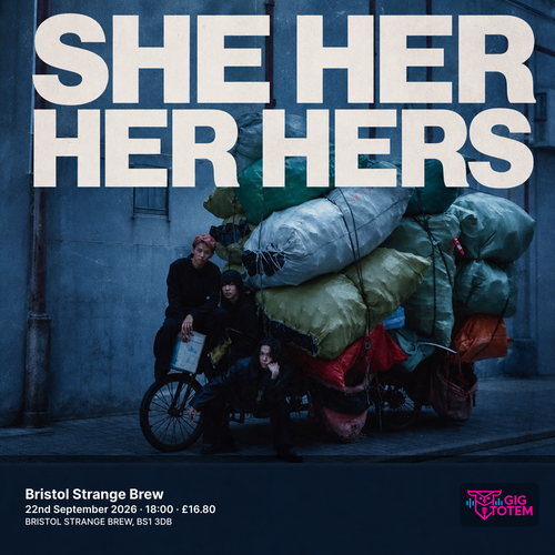 She Her Her Hers at Strange Brew on 22 September 2026 gig poster