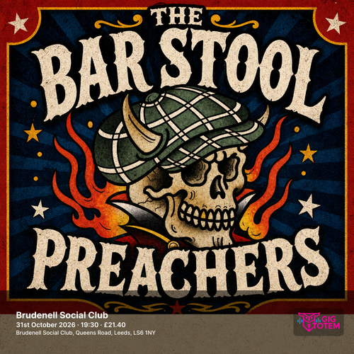 The Bar Stool Preachers at Brudenell Social Club on 31 October 2026 gig poster