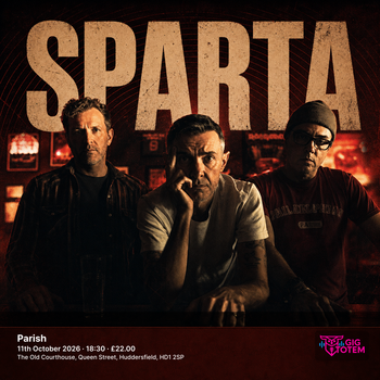 Sparta Hammok at Parish on 11 October 2026 gig poster