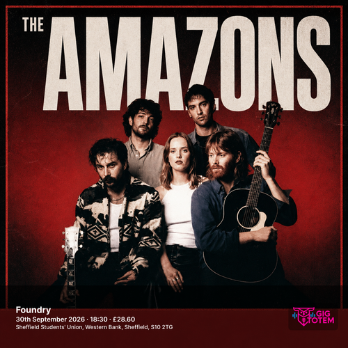 The Amazons at Foundry on 30 September 2026 gig poster