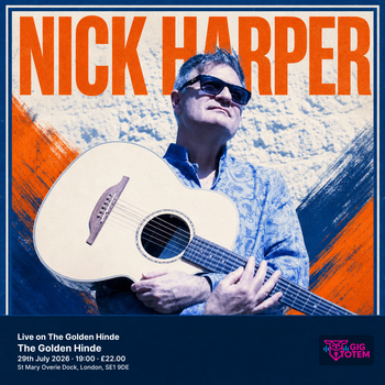 Nick Harper Live on The Golden Hinde Nick Harper at The Golden Hinde on 29 July 2026 gig poster