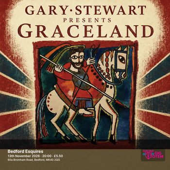 Gary Stewart presents Graceland at Esquires on 13 November 2026 gig poster