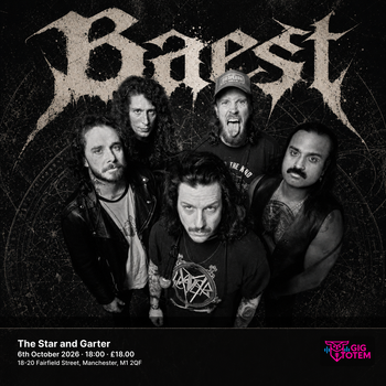 Baest Deadnate at The Star and Garter on 6 October 2026 gig poster