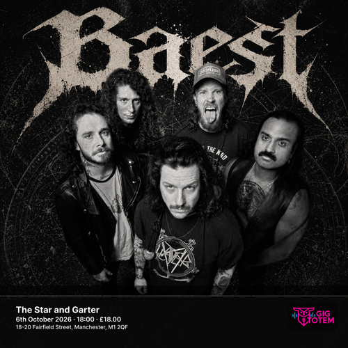 Baest Deadnate at The Star and Garter on 6 October 2026 gig poster