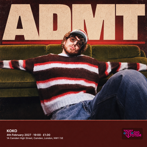 ADMT at KOKO on 4 February 2027 gig poster