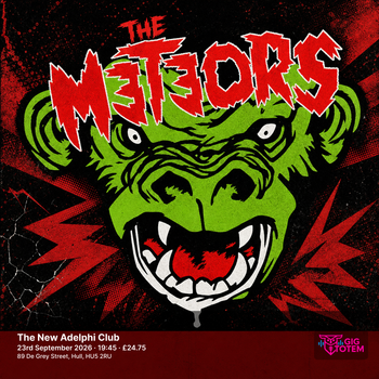The Meteors at The New Adelphi Club on 23 September 2026 gig poster