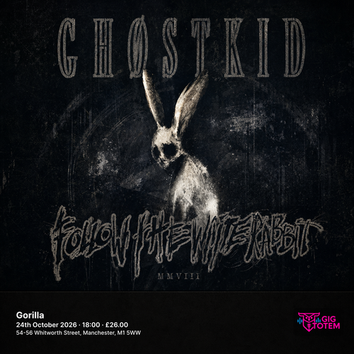 GHØSTKID at Gorilla on 24 October 2026 gig poster