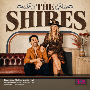 The Shires at Liverpool Philharmonic Hall on 18 November 2026 gig poster