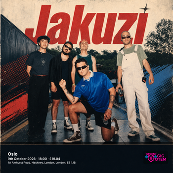 Jakuzi Fez at Oslo on 9 October 2026 gig poster