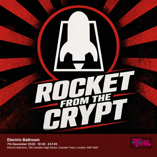 ROCKET FROM THE CRYPT at Electric Ballroom on 7 November 2026 gig poster