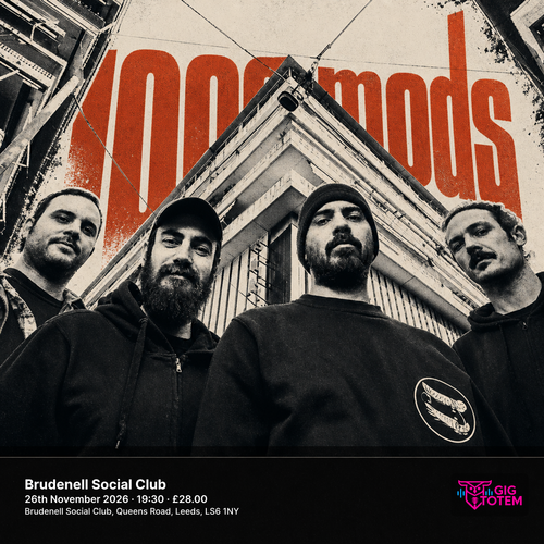 1000mods Amon Acid at Brudenell Social Club on 26 November 2026 gig poster