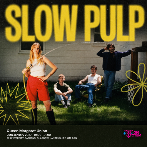 Slow Pulp at Queen Margaret Union on 29 January 2027 gig poster