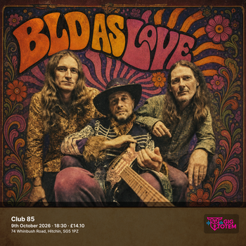 Bold As Love at Club 85 on 9 October 2026 gig poster