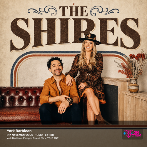 The Shires at York Barbican on 6 November 2026 gig poster