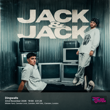 Jack & Jack at Dingwalls on 22 November 2026 gig poster