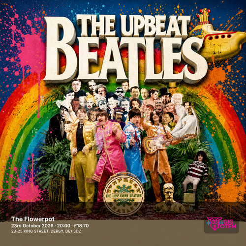 The Upbeat Beatles at The Flowerpot on 23 October 2026 gig poster