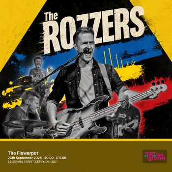 The Rozzers at The Flowerpot on 26 September 2026 gig poster