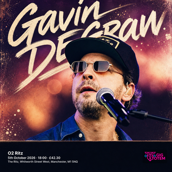Gavin DeGraw at O2 Ritz on 5 October 2026 gig poster