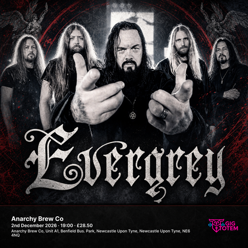 EVERGREY at Anarchy Brew Co on 2 December 2026 gig poster