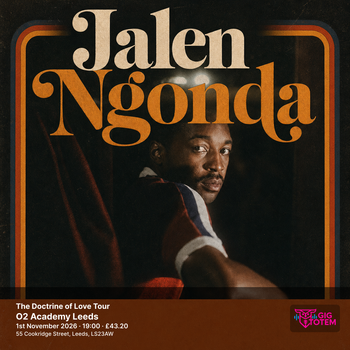 Jalen Ngonda - The Doctrine of Love Tour Jalen Ngonda at O2 Academy Leeds on 1 November 2026 gig poster
