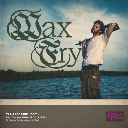 Max Fry at YES (The Pink Room) on 29 October 2026 gig poster