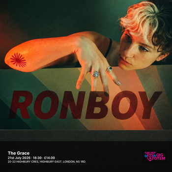 Ronboy Al Cologne at The Grace on 21 July 2026 gig poster